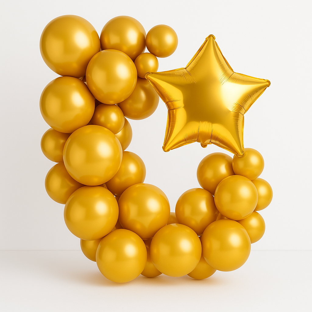 Metallic Gold Balloons 10” & 12” | Premium Party Balloons for Birthday, Wedding & Event Decoration – ByDecorations